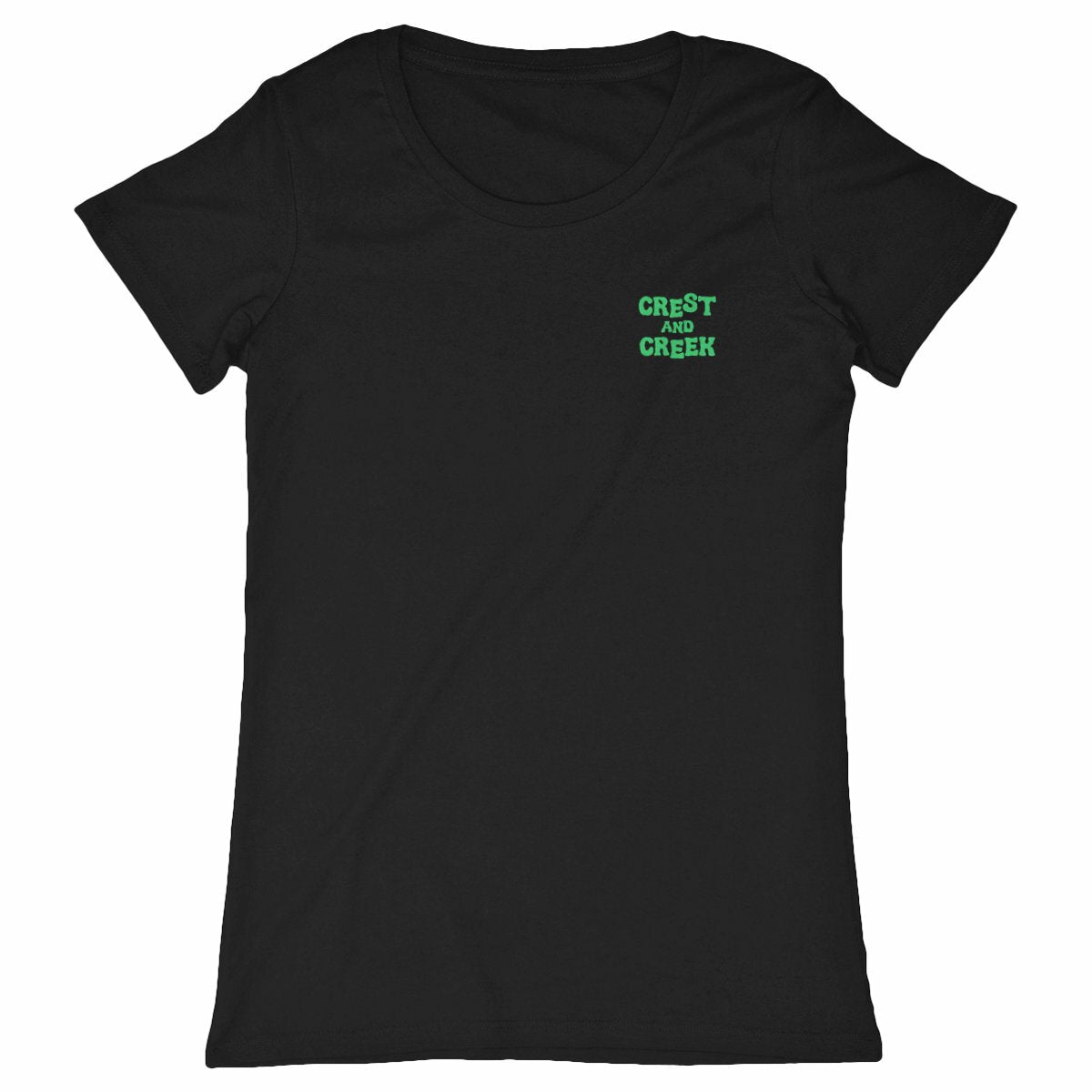 Tshirt Crest and Creek bio Femme - Outdoor Digital Brand